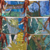 Thumbnail image of quilt titled “Postcards From the Rainforest” by Giselle Blythe 