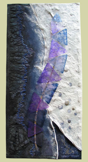 Image of quilt titled “Connections” by Diane Marie Chaudiere 