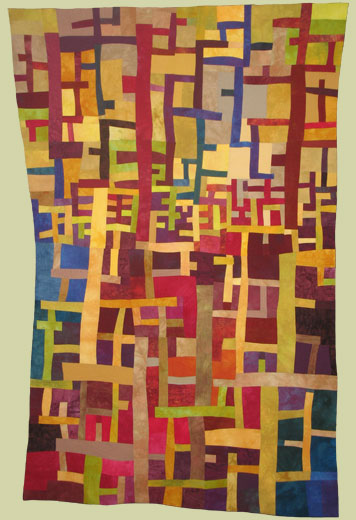 Image of quilt titled “Change 2” by Gabrielle McIntosh 
