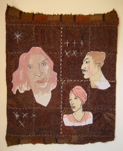 Image of quilt titled “Portrait Sampler” by Patti Shaw 