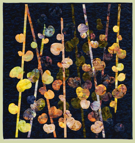 image of quilt titled "Beauty of Decay: Lichens" by Meg Blau © 2008