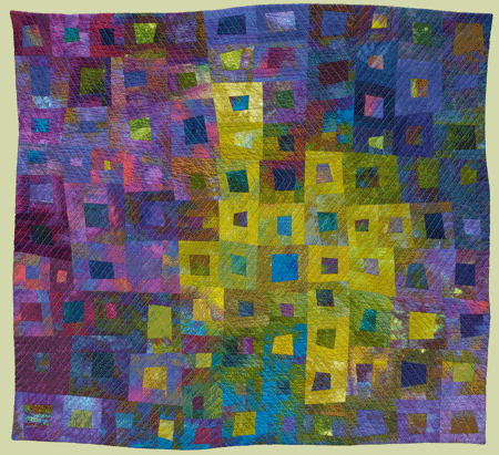 image of quilt titled "Festivities" by Janet Kurjan © 2008