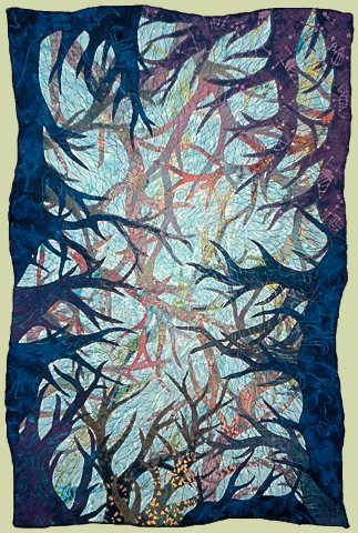 image of quilt titled "Thicket" by Giselle Blythe © 2006