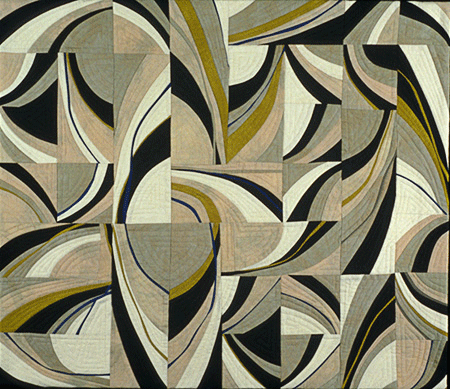 image of quilt titled "Tumult" by Ellin Larimer © 2006