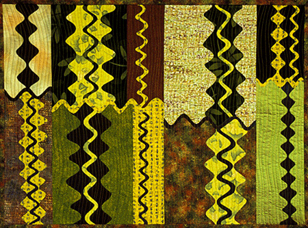 image of quilt titled "Shimmy" by Sharon Rowley © 2006