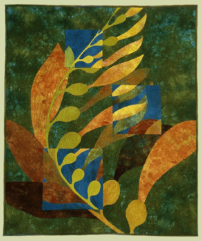 image of quilt titled "Kelp II" by Cory Volkert © 2006