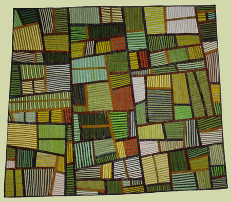 image of quilt titled "Pine Needles 1" by Nancy Cordry © 2007