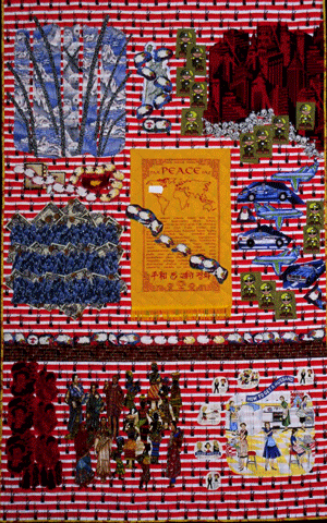 image of quilt titled "When Sheep Prevail" by Lillie Fontaine © 2007