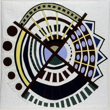 image of quilt titled "First Shield: A Shield of Faith" by Carol To © 2007