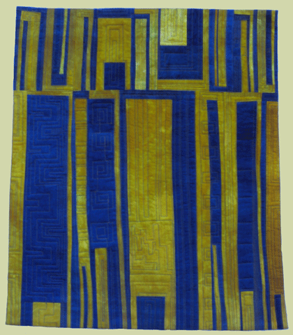 image of quilt titled "The Long & Short of It" by Louise Harris © 2008