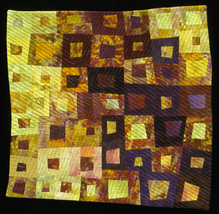 image of quilt titled "Prune Whip" by Janet Kurjan © 2008