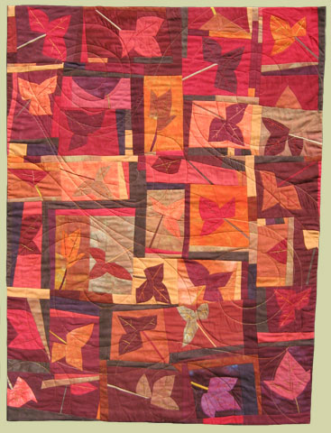 Image of quilt titled “Soundings” by Roberta Anderson 
