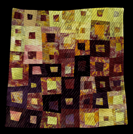 image of quilt titled "Prune Whip" by Janet Kurjan © 2009