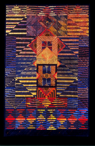 image of quilt titled "Heart's Desire: Magma Rising" by Karen Soma © 2007