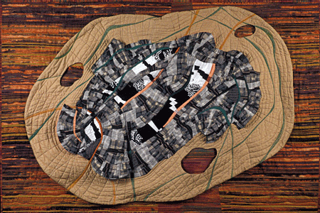 image of quilt titled "Fragment" by Barbara O'Steen © 2006