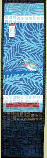 Image of quilt titled Blue Foliage by Margaret Liston
