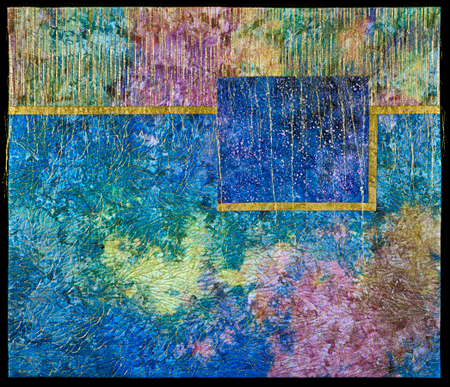 image of quilt titled "Summer Rain" by Maria Groat © 2005