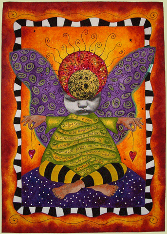 image of quilt titled "Solstice Moon" by Patty Hieb © 2005