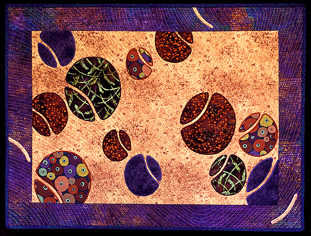 image of quilt titled "Ebb and Flow" by Sharon Rowley © 2005