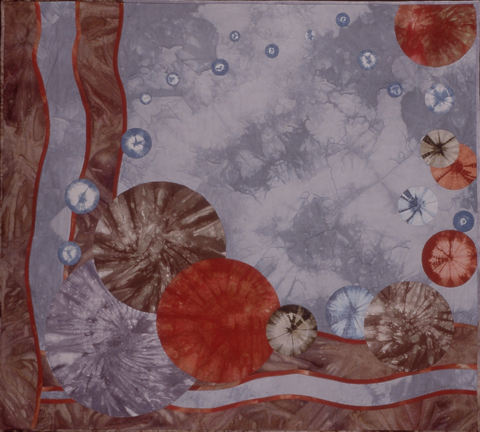Image of quilt titled “Sea Circles I" by Deborah Gregory