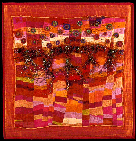 image of quilt titled "Coral Reef" by Judith MacMillan © 2005