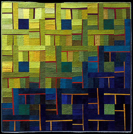 image of quilt titled "Light into the Deep" by Cory Volkert © 2005