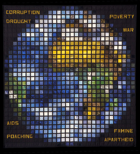 image of quilt titled "World View: Africa" by Bonny Brewer © 2005