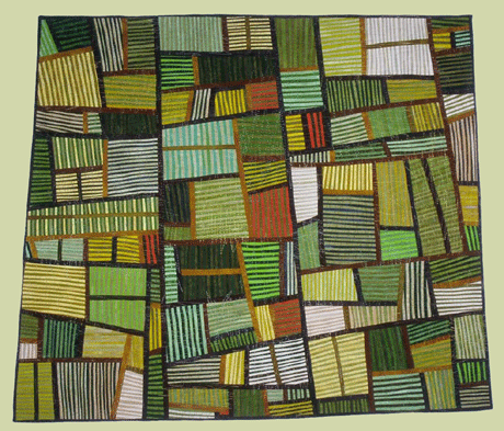 image of quilt titled "Pine Needles I" by Nance Cordry © 2007