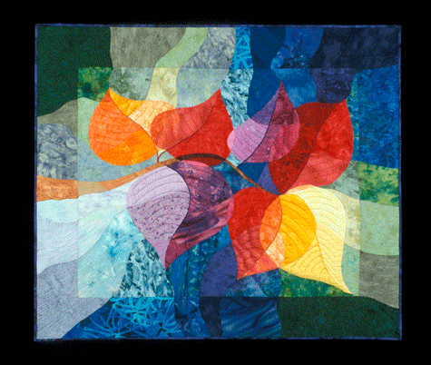 image of quilt titled "Leaves of Another Year" by Darcy Faylor