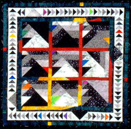 Image of quilt titled "Mountain Landscapes" by Bonny Brewer