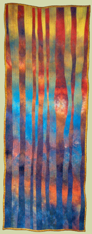 Image of quilt titled "Supernatural Being" by Marti Stave