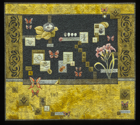 image of quilt titled "Sweetly Sings the Meadow" by Sonia Grasvik