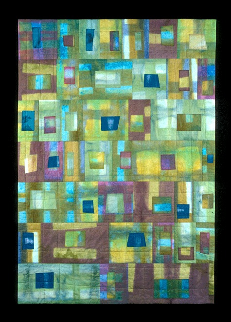 image of quilt titled "Above and Beyond" by Laurie Wilkes
