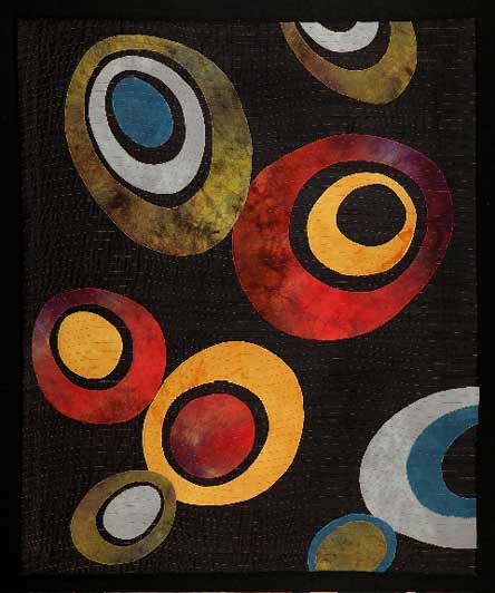 Image of "Chance Encounters III" quilt by Carol Jerome
