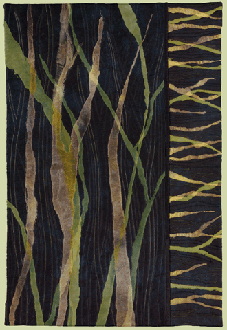 Image of "Leaves of Grass" quilt by Barbara Nepom