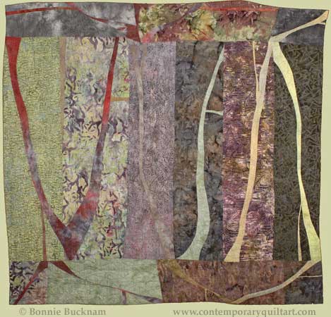 Image of "Roots" quilt by Bonnie Bucknam.