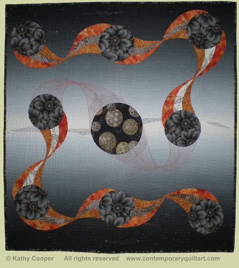 Image of "The Law of Attraction" quilt by Kathy Cooper