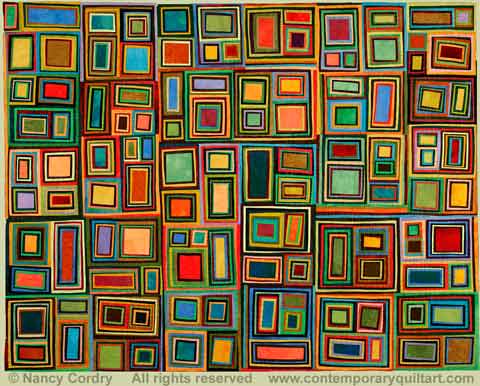 Image of "Color All Around" quilt by Nancy Cordry