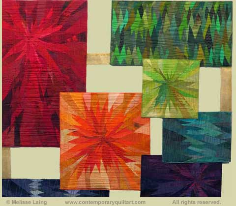 Image of "Sustantivo" quilt by Melisse Laing