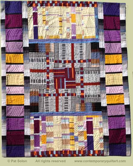 Image of "Dancing in the Streets" quilt by Patricia Solon