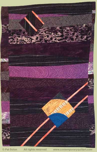 Image of "November Dawn" quilt by Patricia Solon