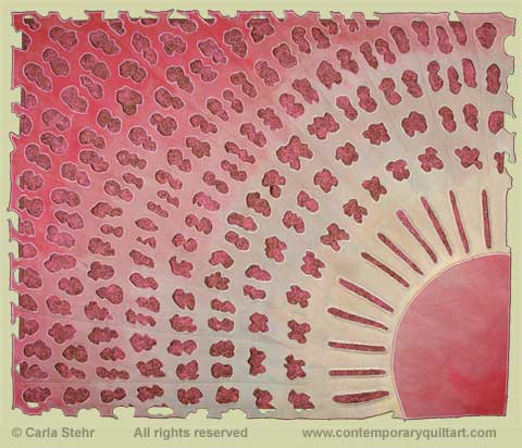 Image of "Diatom 1" quilt by Carla Stehr