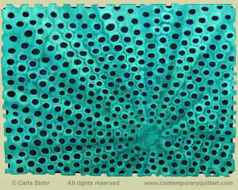 Image of "Diatom 2" quilt by Carla Stehr