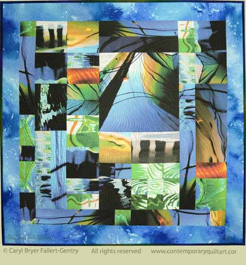 Image of "Reflections of Eldean - 1" quilt by Caryl Bryer Fallert Gentry