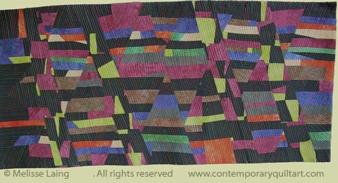 Image of "Can't See the Forest for the Trees" quilt by Melisse Laing