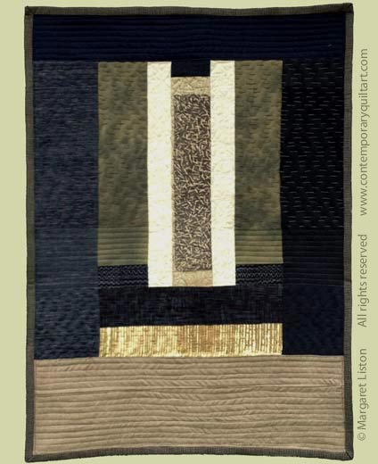 Image of "Clay Stitches" quilt by Margaret Liston