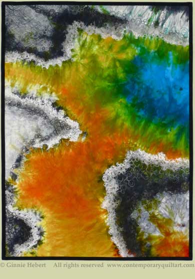 Image of "Yellowstone II" quilt by Ginnie Hebert