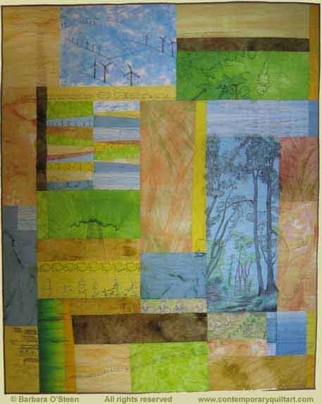 Image of "Next 50 Years? - 2" quilt by Barbara O'Steen