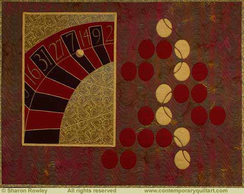 Image of "Seventh Generation - Gambling" quilt by Sharon Rowley